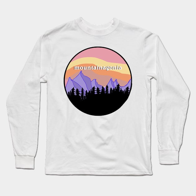 Mountainagonia Long Sleeve T-Shirt by lilydlin